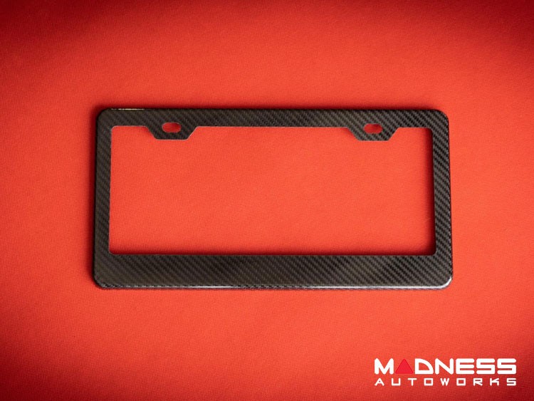 License Plate Frame 100 Genuine Carbon Fiber for Alfa Romeo